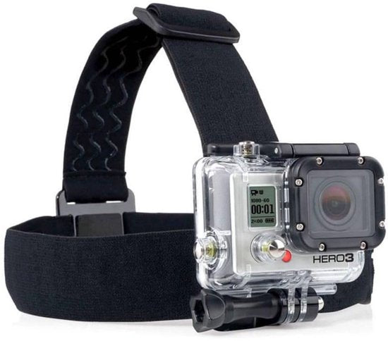 Hoofdband Mount GoPro | Helm Strap | Verstelbaar | Universeel | Head Strap Mount
