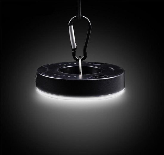 Camping LED Lamp Wit | Tentlamp met Haak | Fel & Compact | Op Batterij | Kamperen