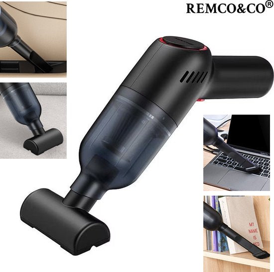 Mini Stofzuiger USB Oplaadbaar | 4500Pa | 3 Opzetstukken | Auto, Laptop & Toetsenbord