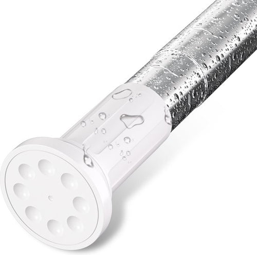 Douchegordijnstang Zonder Boren 110-200cm | Telescoop | Antislip | RVS Aluminium