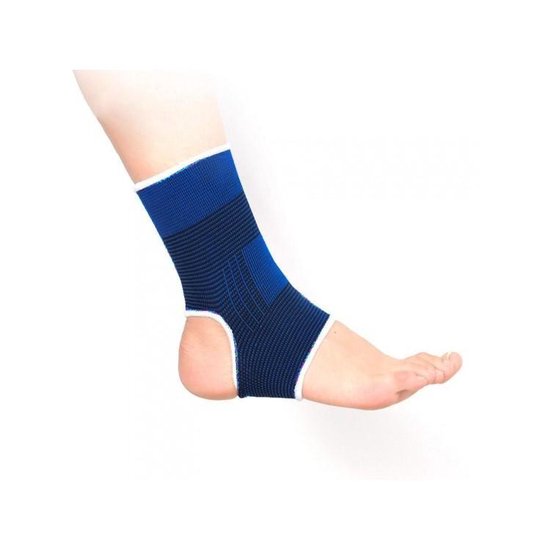 Enkel Brace Blauw | 1 Paar | Stevige Ondersteuning | Geschikt voor Elke Sport | Enkelband