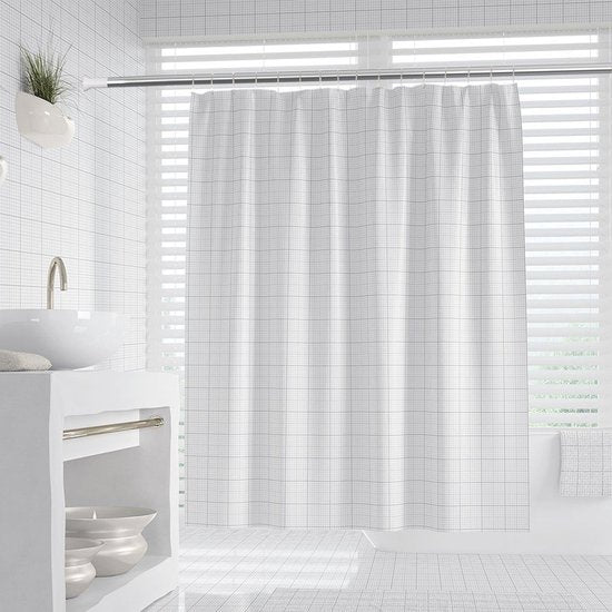 Douchegordijnstang Zonder Boren 110-200cm | Telescoop | Antislip | RVS Aluminium