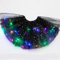 Lichtgevend LED Rokje Zwart | RGB Tutu met Verlichting | Volwassenen | Carnaval & Feest