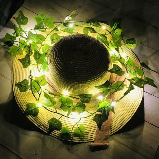 Lichtsnoer Esdoornblad | 2 Meter | 20 LED | Op Batterij | Herfst Decoratie Binnen & Buiten