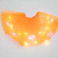 Lichtgevend LED Rokje Oranje | RGB Tutu met Verlichting | Volwassenen | Carnaval & Feest