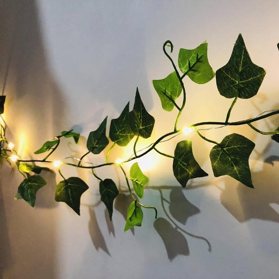 Lichtsnoer Esdoornblad | 2 Meter | 20 LED | Op Batterij | Herfst Decoratie Binnen & Buiten