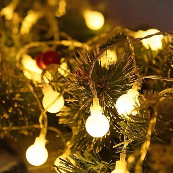 Fairy Lights Warm Wit | 1 Meter | 10 LED | Op Batterij | Sfeerverlichting Binnen & Buiten
