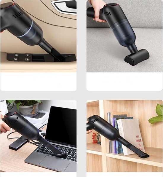 Mini Stofzuiger USB Oplaadbaar | 4500Pa | 3 Opzetstukken | Auto, Laptop & Toetsenbord